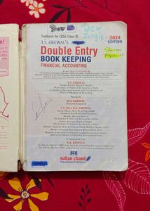 T.S. Grewal's Double Entry Book Keeping Class XI