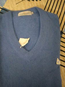 Monte Carlo Blue V-Neck Sweater
