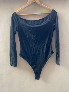 Chic Black Long Sleeve Bodysuit