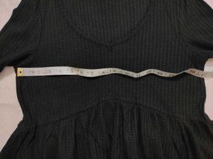 Black Peplum Top