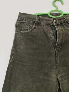 Olive Green Jeans