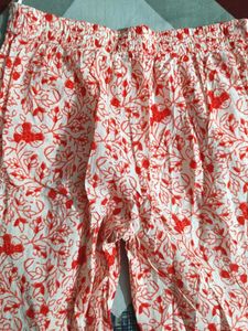 Boho Floral Palazzo Pants and dupatta set