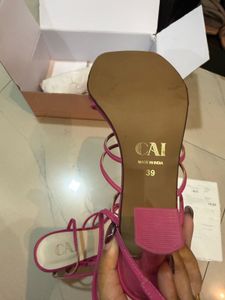 Elegant CAI Strappy Heels Set