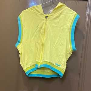 New Yellow Zip-Up Hoodie