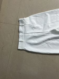 White Wide Leg Trousers