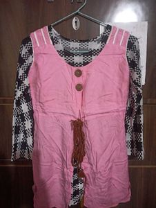 Chic Pink Tunic Top