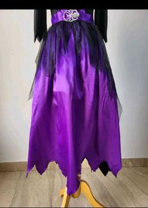 Enchanting Purple Witchy Gown