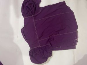 Purple Puff Sleeve co ord set