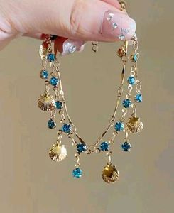 Boho Shell & Crystal Anklet/Bracelet