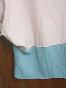 Chic Two-Tone Batwing Sleeve Top
