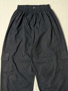 Dark Wash Cargo Pants