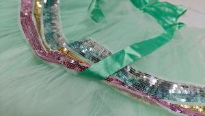 Toyballoon Mint Sequin Party Dress upto 10 years