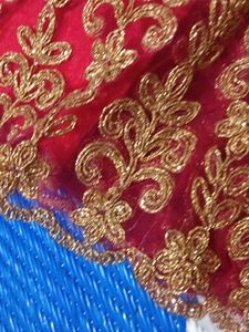 Rose Pink &amp; Gold Embroidered Salwar Kameez