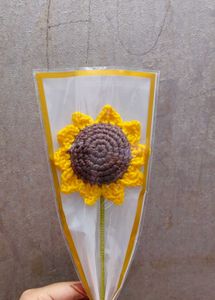 Handmade Crochet Sunflower