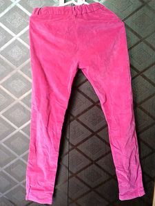 Bright Pink Corduroy Pants