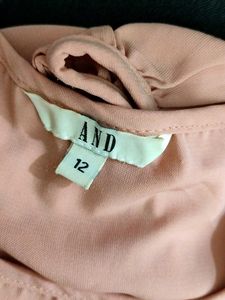 Dusty Rose Pleated Shoulder Blouse