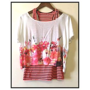 Combo Of Tank & Crop Top