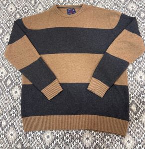 Striped Wool Blend Sweater