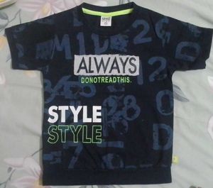 Graphic Print T-Shirt with touser