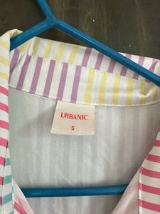 Striped Button-Down Shirt