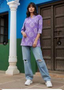 stylish short. kurti