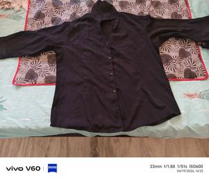 Stylish Blue Butterfly Print Shirt