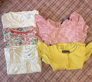 Girls' Clothing Bundle - 5 Cute Tops