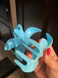 Beautiful Blue Flower Hair Clip