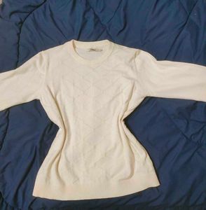 Cream Knit Pullover