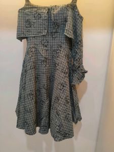 Chic Plaid Tiered Dress