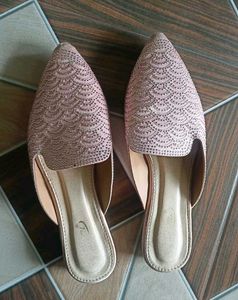 pink embellished bellies