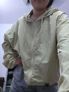 Casual Beige Cropped Jacket