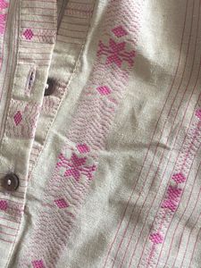 Elegant Pink and Beige Kurta