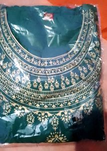 Green Kurti With Duppata