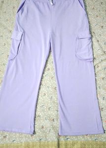 Lavender Cargo Sweatpants | trousers for women