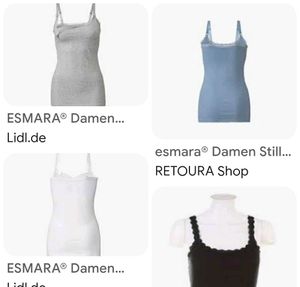 ESmara Gray Lace Trim Cami Top