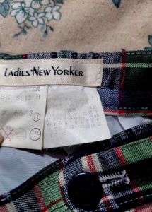 Vintage Plaid Skirt