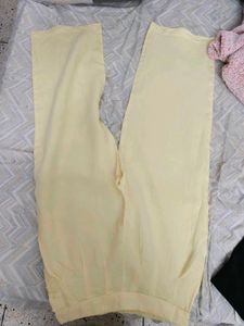Zara Women's Yellow Palazzo Pants