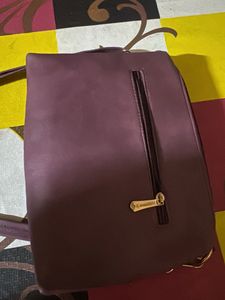Quilted Purple Handbag Once used