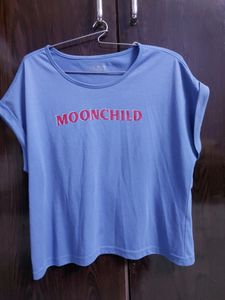 Powder Blue Tshirt For Women