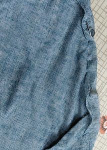 Green Textured Tunic Top