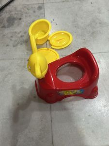 Cute Red Bunny Potty Training Seat