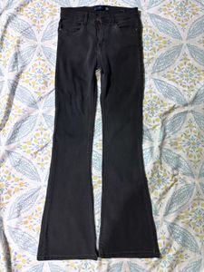 Flared Dark Wash Denim Jeans