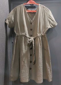 Casual Button-Down Dress