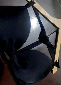 Black ⚫ Neck Nots Style Bra For 42 Bust