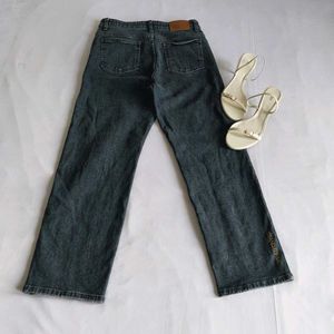 Charcoal Black Denim Jeans 🌺