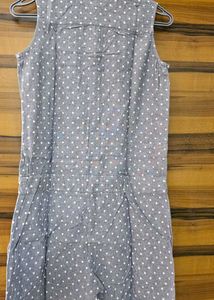 Cute Polka Dot Button-Down playsuit