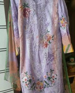 Beautiful  Lavender 🪻 pakistani suit set...❤️✨