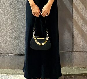 sale !sale !Chic Black Croc Embossed Shoulder Bag