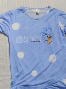 Cute Teddy Bear Pajama Set